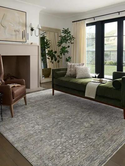 II Tabitha Stone/Natural 3'9" x 5'9" Accent Rug by Loloi II