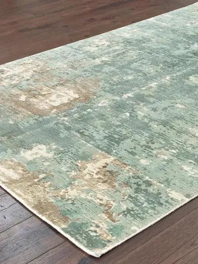 Formations 9' x 12' Blue Rug