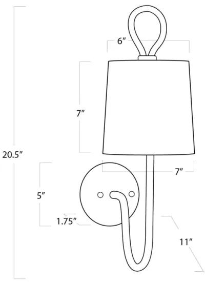 Bimini Sconce Single