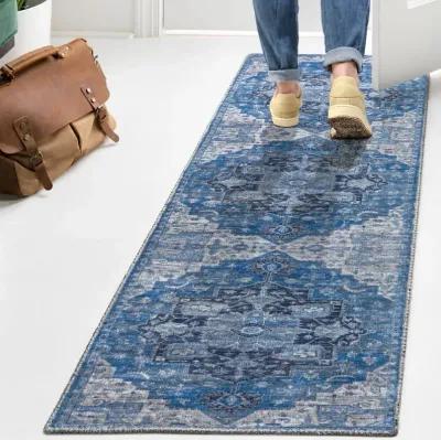 Maris Ornate Medallion Washable Indoor/Outdoor Area Rug