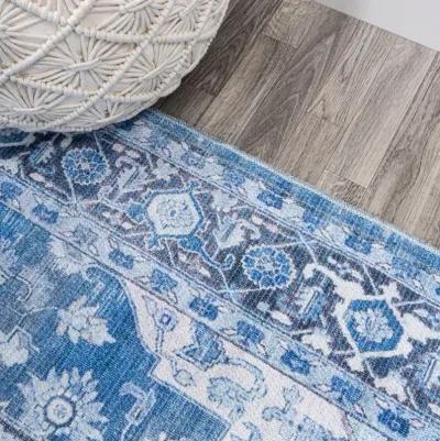 Maris Ornate Medallion Washable Indoor/Outdoor Area Rug