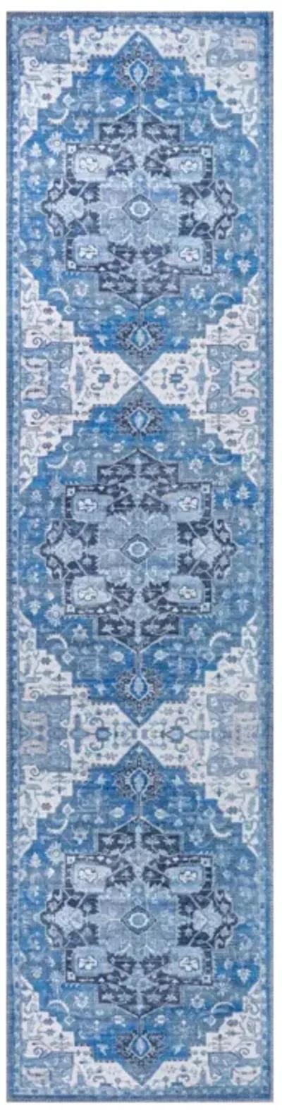 Maris Ornate Medallion Washable Indoor/Outdoor Area Rug