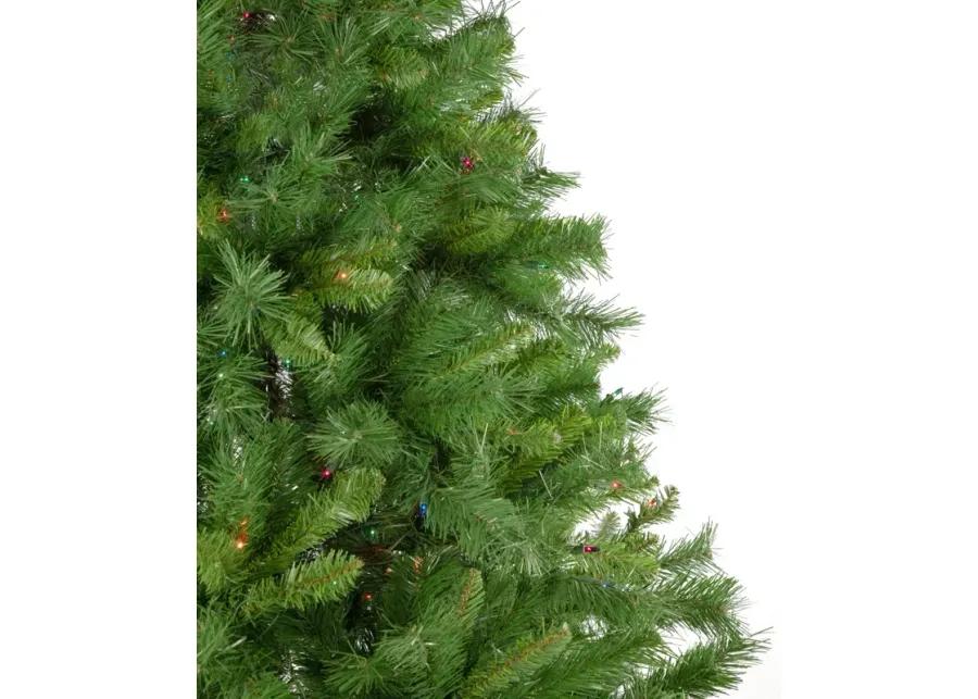 7.5' Pre-Lit Chatham Pine Artificial Christmas Tree  Multi-Color Lights