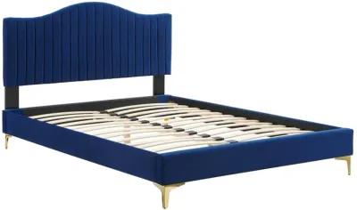 Modway - Juniper Channel Tufted Performance Velvet King Platform Bed