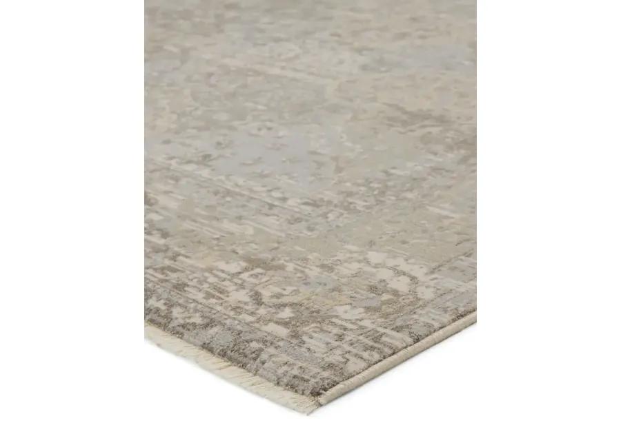 Vienne Lourdes Gray 2'6" x 12' Runner Rug