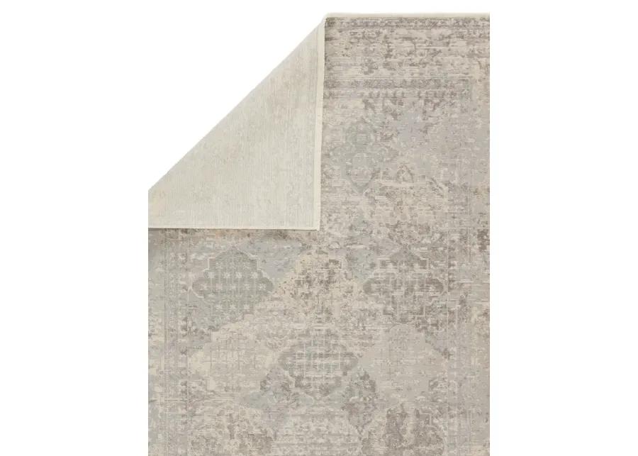 Vienne Lourdes Gray 2'6" x 12' Runner Rug