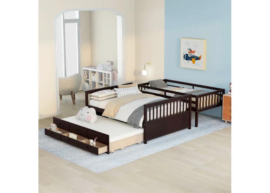 Merax Separable Bunk Bed with Storage Drawers