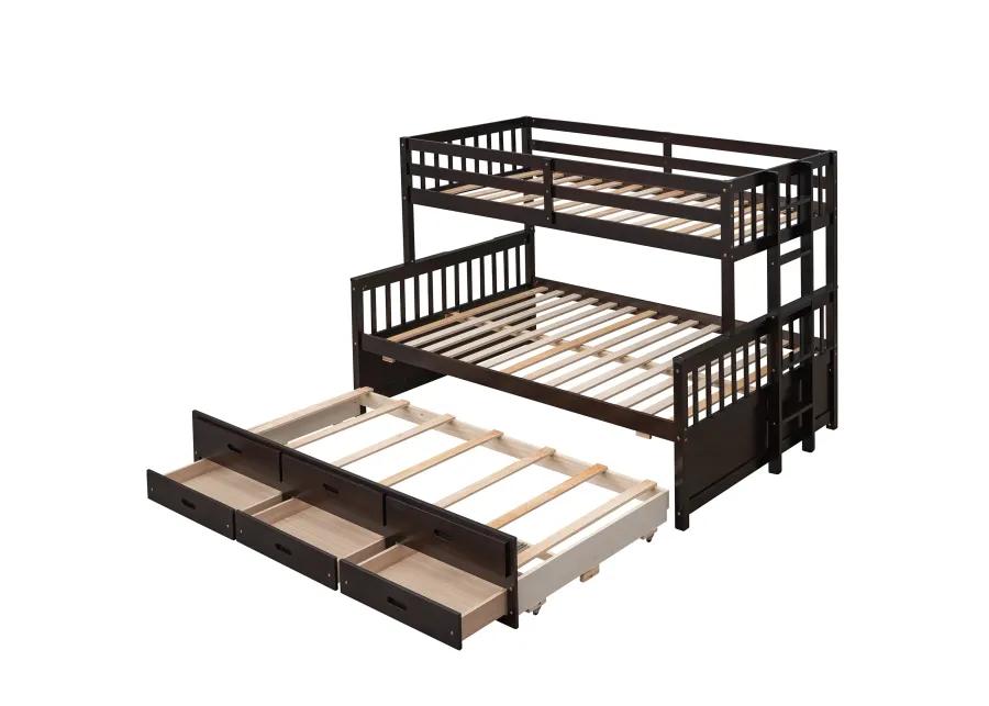 Merax Separable Bunk Bed with Storage Drawers