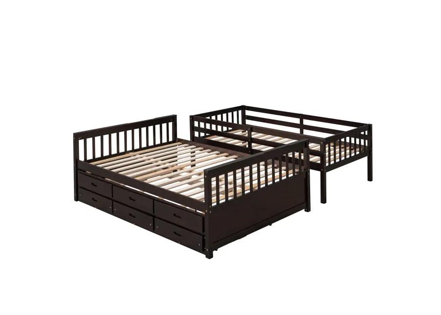 Merax Separable Bunk Bed with Storage Drawers