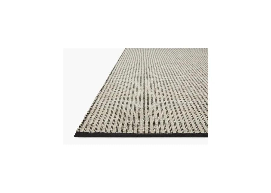 Colton CON02 Ivory/Black 4' x 6' Rug