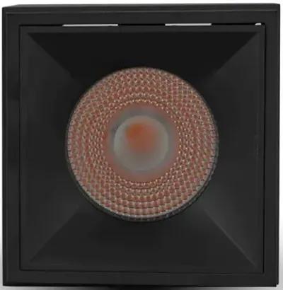 VONN Lighting Square LED Surface Mounted Downlight, Stock Item Beam Angle 33, Black