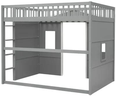 Merax House Loft Bed with Ladder