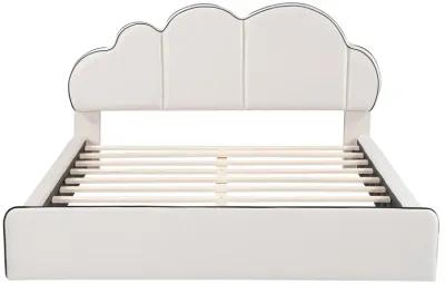 Merax Upholstered Platform Bed with Headboard