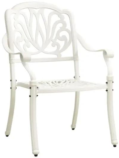 vidaXL 3 Piece Bistro Set Cast Aluminum White