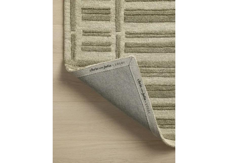 Bradley BRL-07 Sage / Olive 11''6" x 15' Rug by Chris Loves Julia