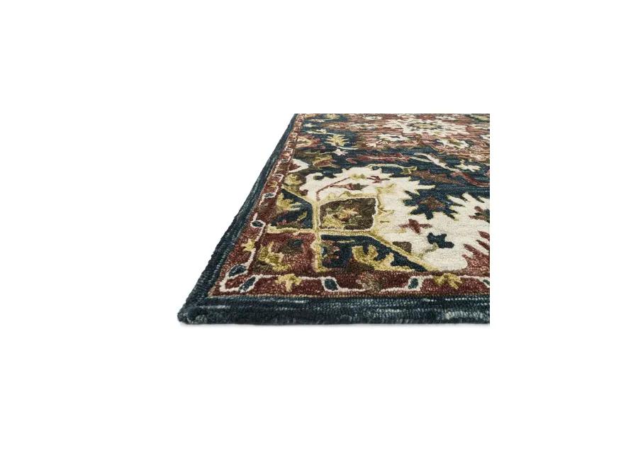 Victoria VK13 Teal/Raspberry 5' x 7'6" Rug