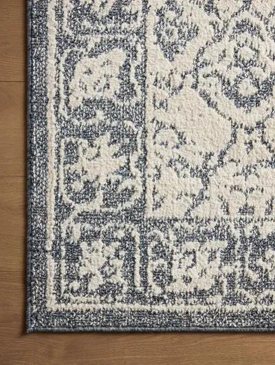 Gigi Ivory/Blue 4'0" x 6'0" Accent Rug by Magnolia Home by Joanna Gaines x Loloi