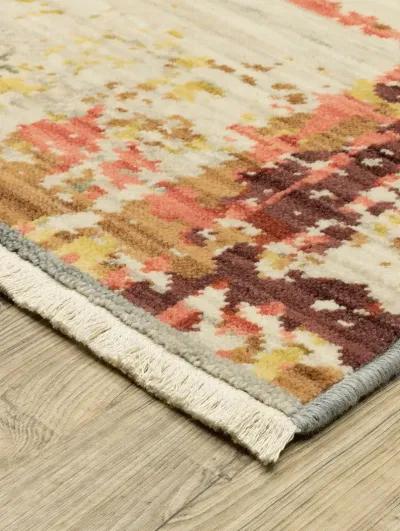 Soleri 6'7" x 9'6" Beige Rug