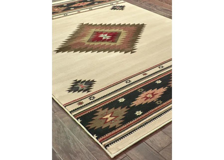 Hudson 1'10" x 7'6" Beige Rug