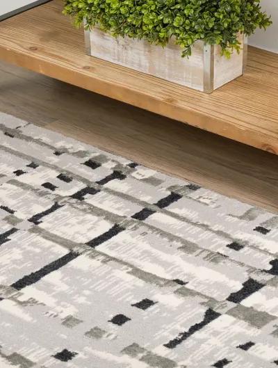 Karma KM4 Grey 9'4" x 13'2" Rug