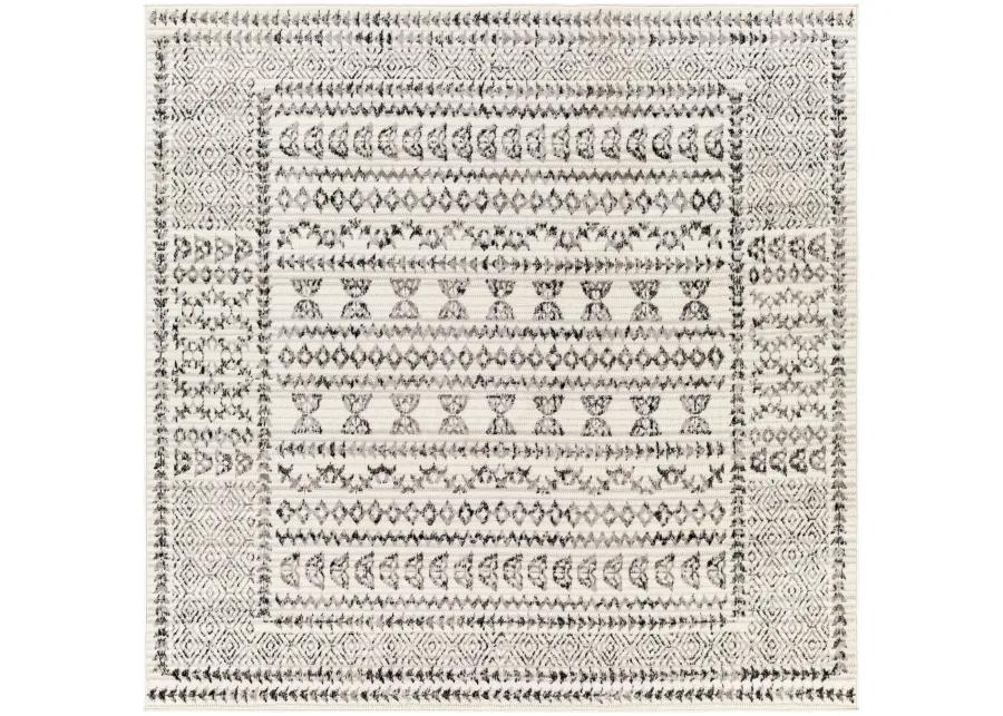 Pisa PSS-2313 4'11' x 7' Black Rug