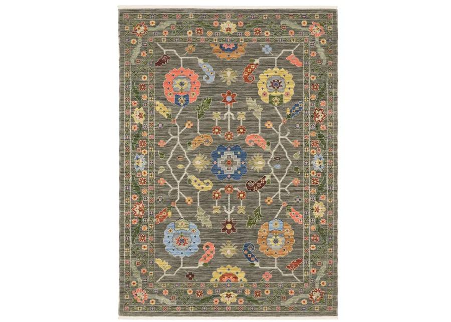 Lucca 9'10" x 12'10" Grey Rug