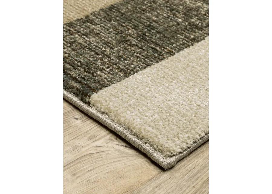 Strada 8'6" x 11'7" Brown Rug