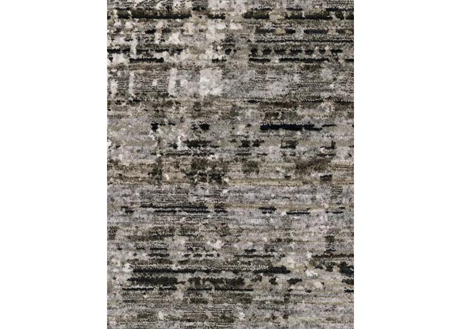 Nebulous 2'3" x 7'6" Grey Rug