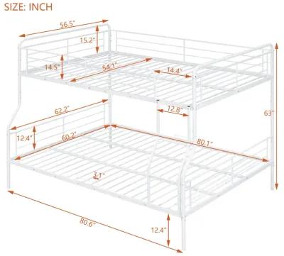 Merax Modern Metal Bunk Bed with 2 Beds