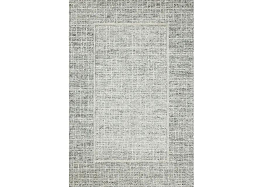 Briggs BRG-01 Mist / Ivory 2''0" x 5''0" Rug by Chris Loves Julia