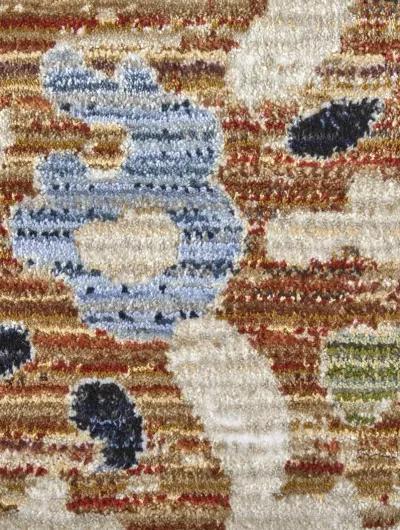 Melrose 39P1F 7'10" x 10'3" Ivory/Red/Blue Rug