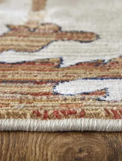 Melrose 39P1F 7'10" x 10'3" Ivory/Red/Blue Rug