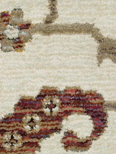 Andorra 1'10" x 3'2" Ivory Rug