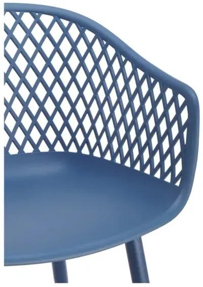 Moe's Home Collection Piazza Outdoor Chair Blue-Set Of Two