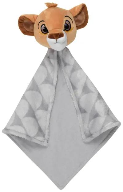 Lambs & Ivy Disney Baby THE LION KING Lovey Gray Plush Security Blanket