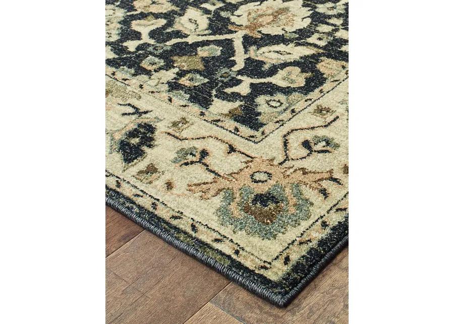 Raleigh 3'10" x 5'5" Navy Rug