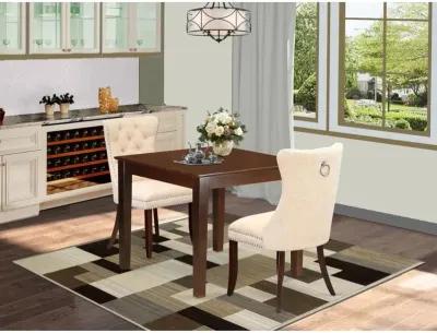 3 Piece Kitchen Table & Chairs Set