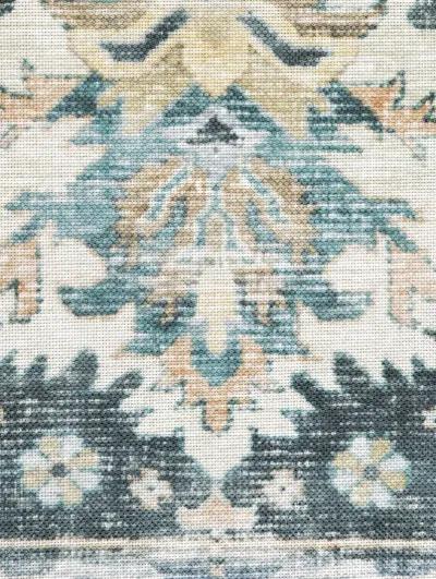 Charleston 7'6" x 10' Blue Rug