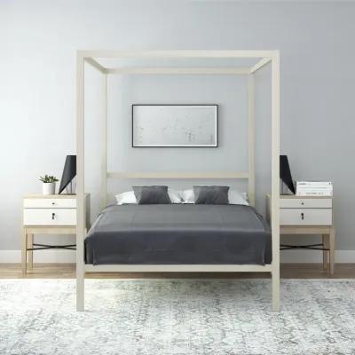 Cara Metal Canopy Bed