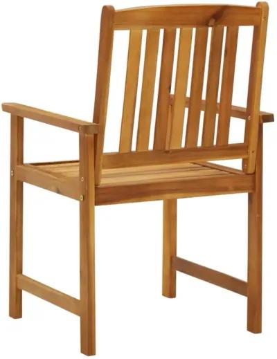 vidaXL Director's Chairs 4 pcs Solid Acacia Wood