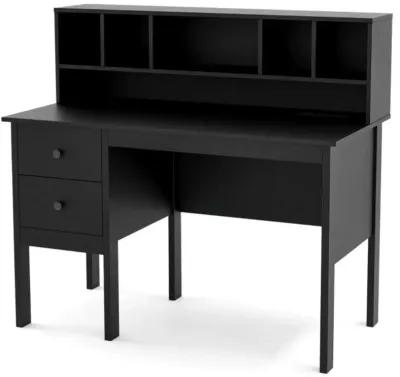 Hivvago 48 Inch Computer Desk with Drawers Power Outlets