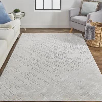 Micah 3047F Silver/Gray/White 1'8" x 2'10" Rug