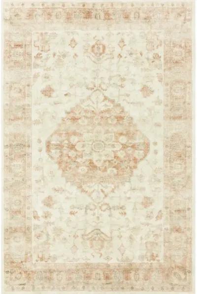 Rosette ROS03 Ivory/Terracotta 7'6" x 9'6" Rug