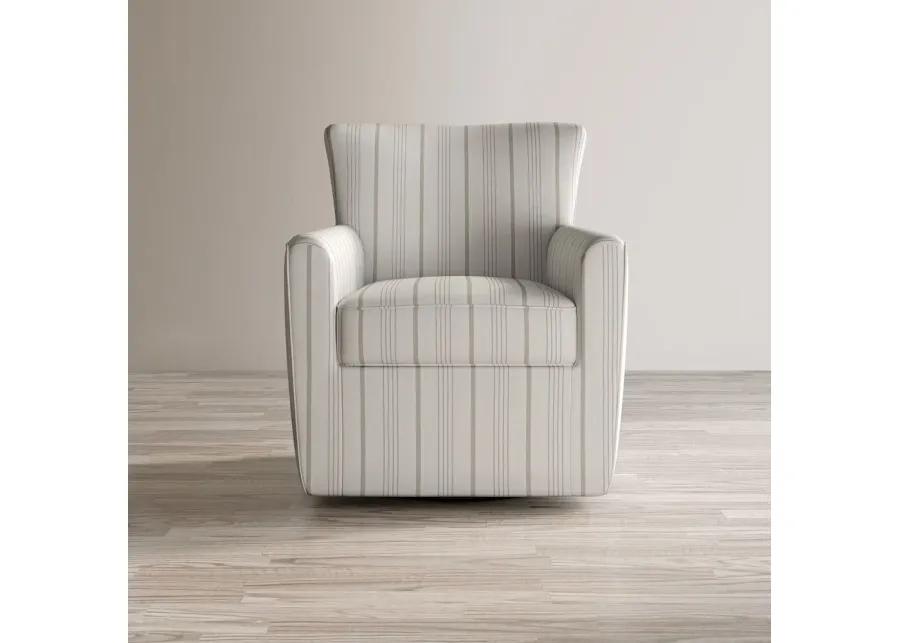 Jofran Blakely Harper Contemporary Traditional Swivel Accent Chair