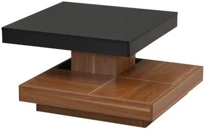 Merax Modern Square Rotating Coffee Table