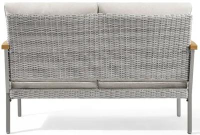 Loveseat 2-Seat Sofa with Plush Cushions and Modern Design