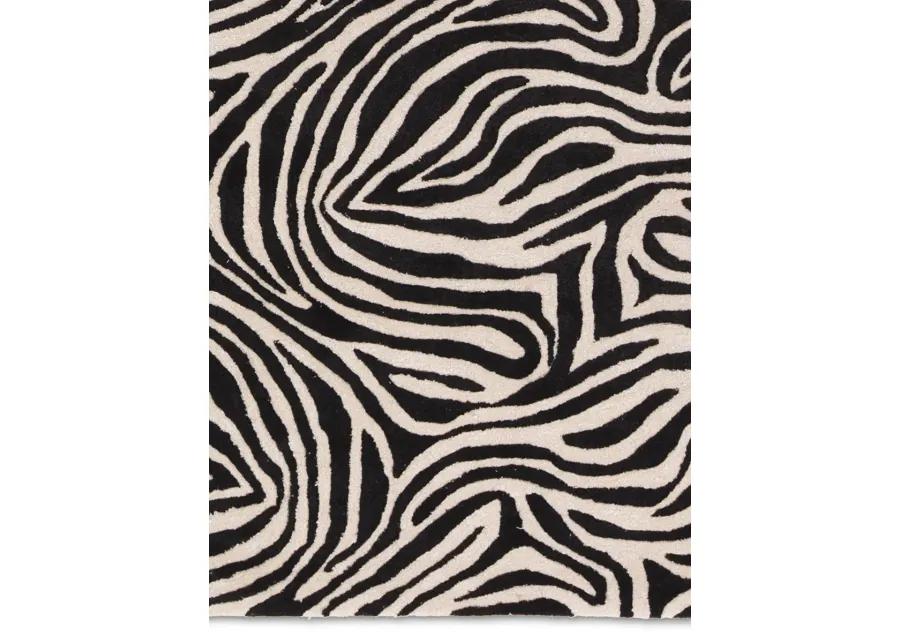 Clayton Collide Black 9' x 12' Rug