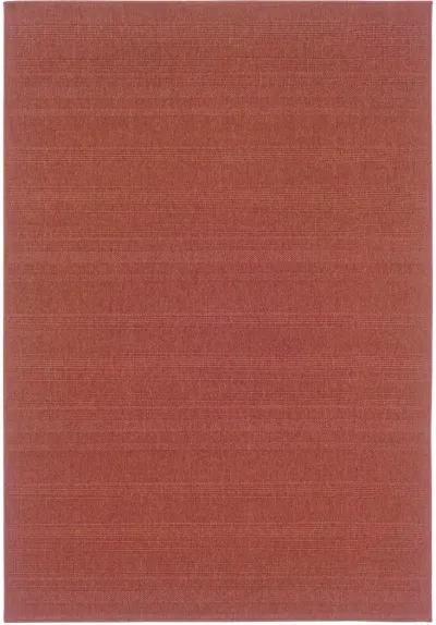 Lanai 3'7" x 5'6" Red Rug