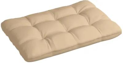 vidaXL Pallet Sofa Cushion Beige 47.2"x31.5"x3.9"