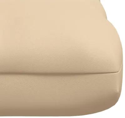 vidaXL Pallet Sofa Cushion Beige 47.2"x31.5"x3.9"